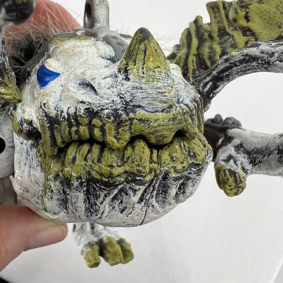 Mega Bloks toy krystal Wars Ice Fang White Vorgan Monster snow fur dragon figure - Picture 8 of 9